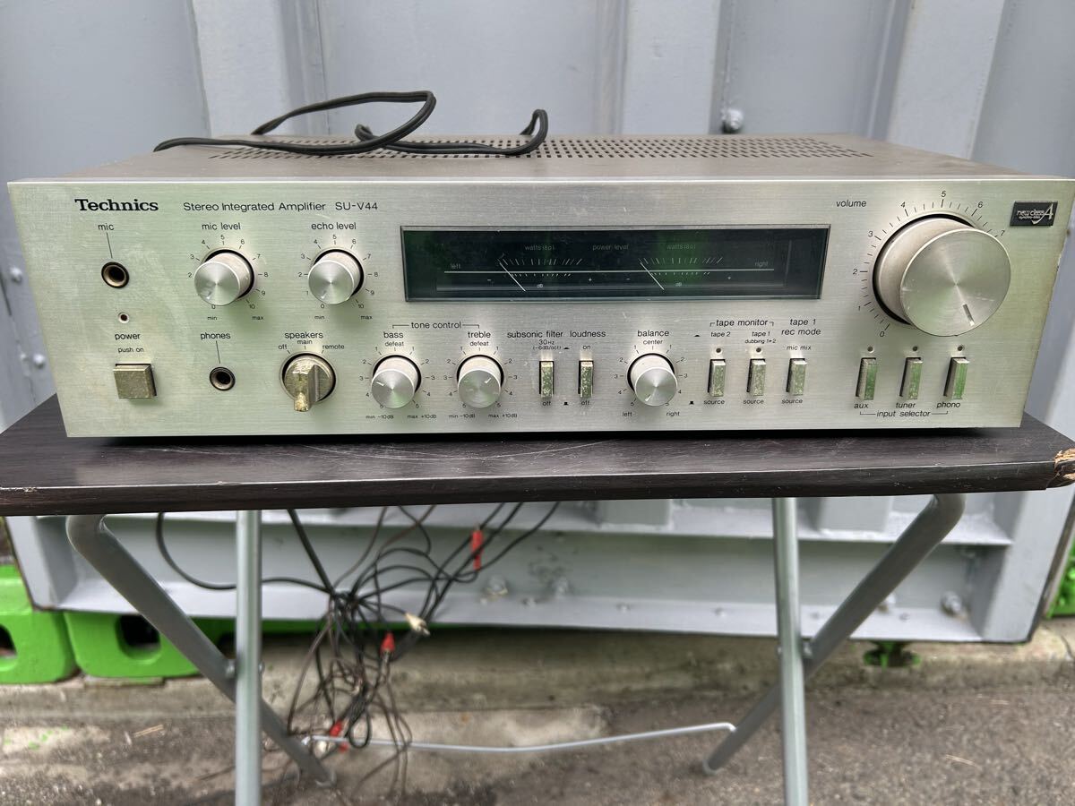 Technics テクニクス SU-V44 プリメインアンプ 通電確認濟拍卖