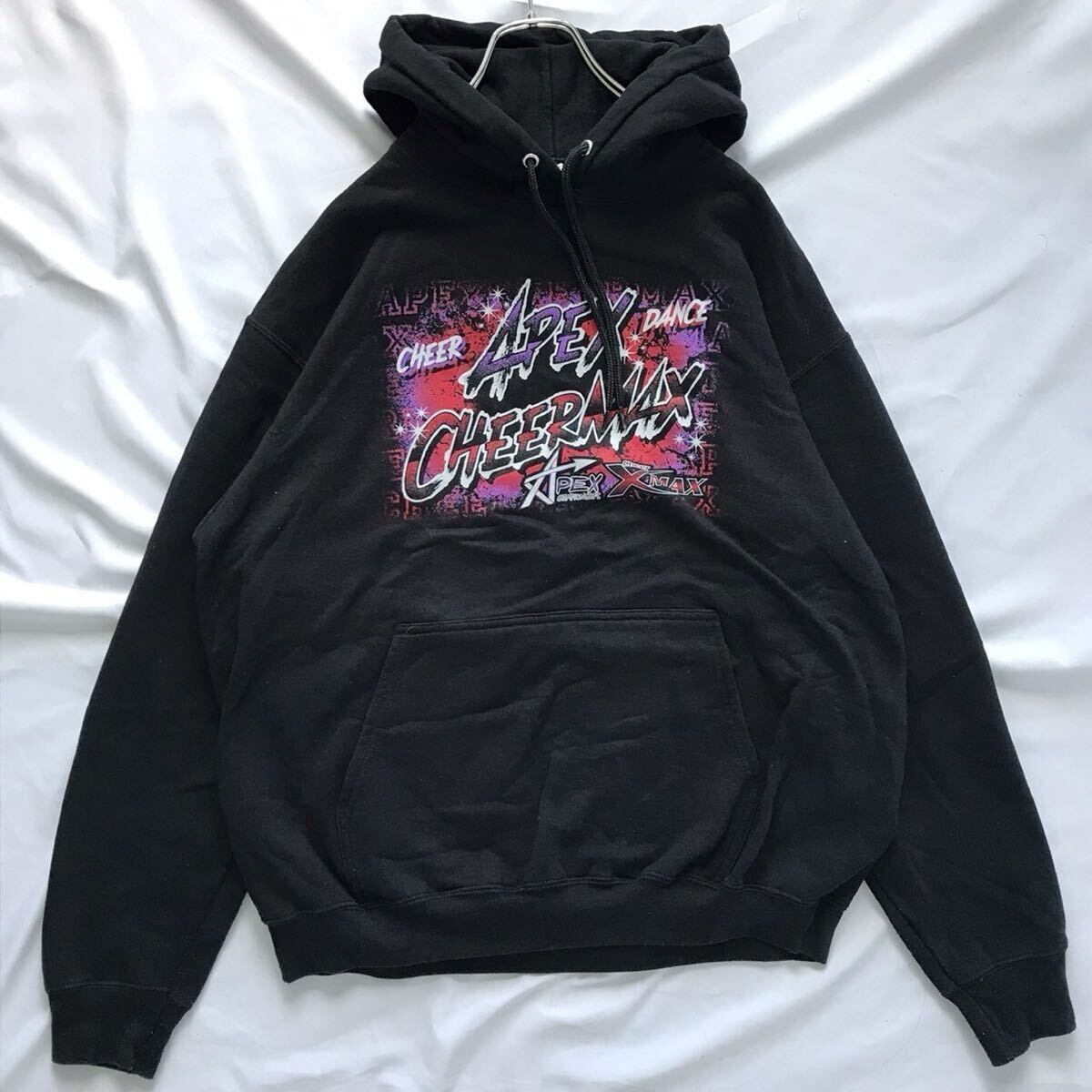 Port & Company チア ダンス系 APEX プリント パーカー L アメカジ拍卖