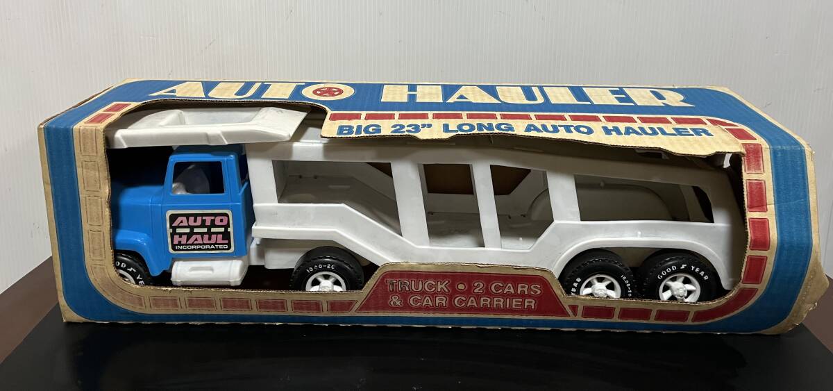 希少品 当時物 アメリカ製 古いおもちゃ トレーラー アメ車 売切り ヴィンテージ 箱付き 昭和レトロ トラック拍卖