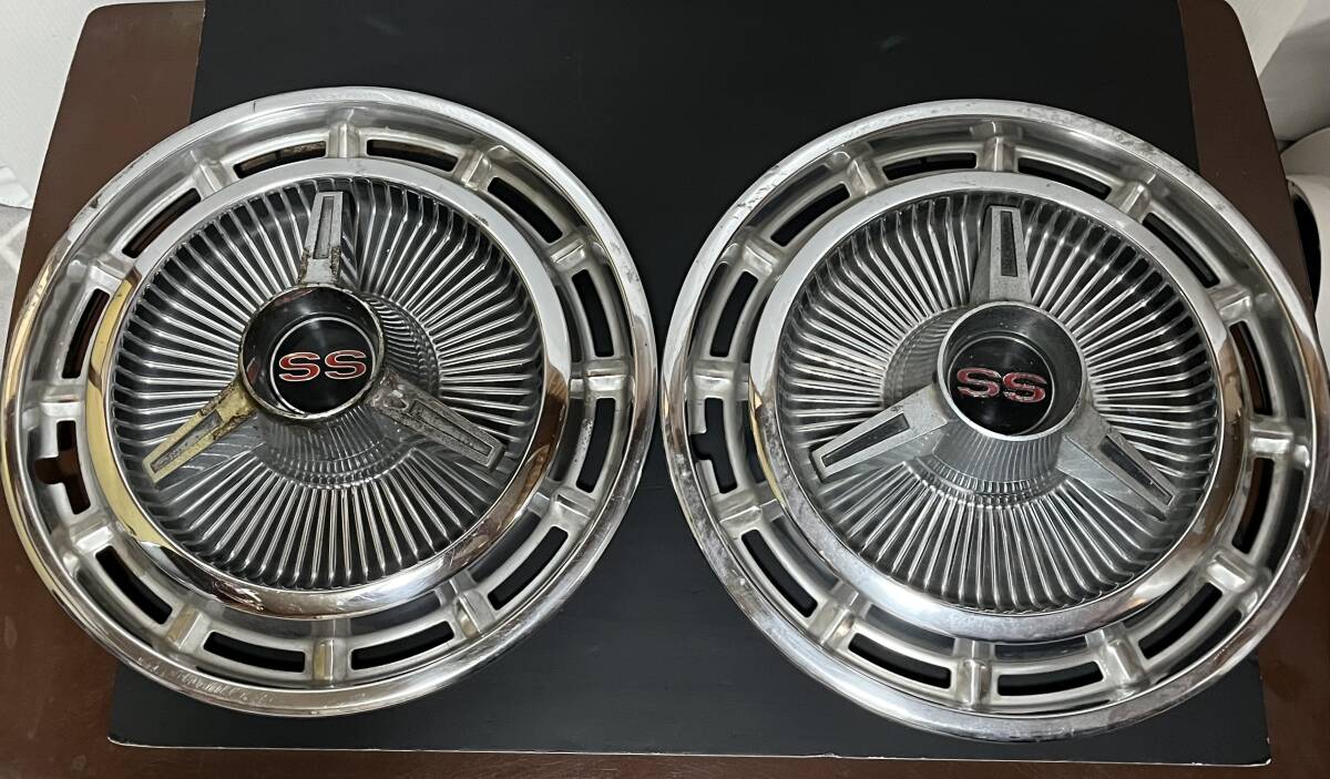 希少品 当時物 Chevrolet インパラ SS 純正ホイールキャップ 60年代 売切り シボレー OG品 ローライダー拍卖
