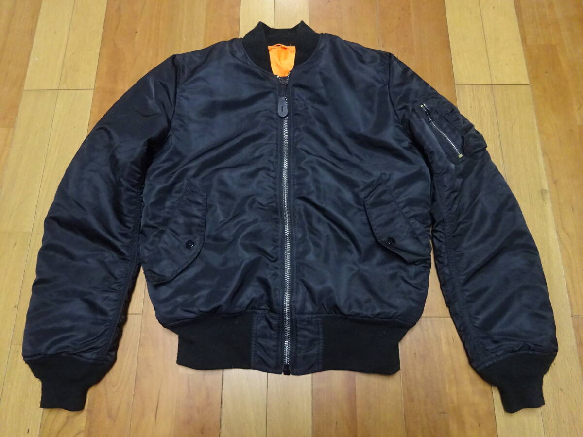 ■D-133■ALPHA INDUSTRIES MA-1 フライトジャケット サイズM拍卖