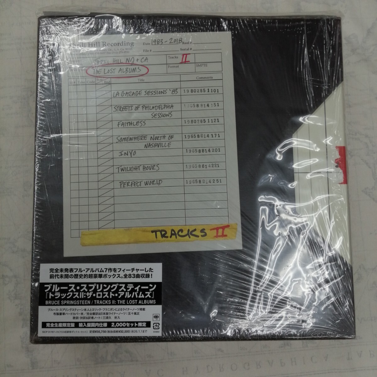 E10 中古CD ブルーススプリングスティーン トラックス2 ロストアルバムズ 7枚組ボックスセット 豪華本付き完全生産限定盤 SICP-31767拍卖