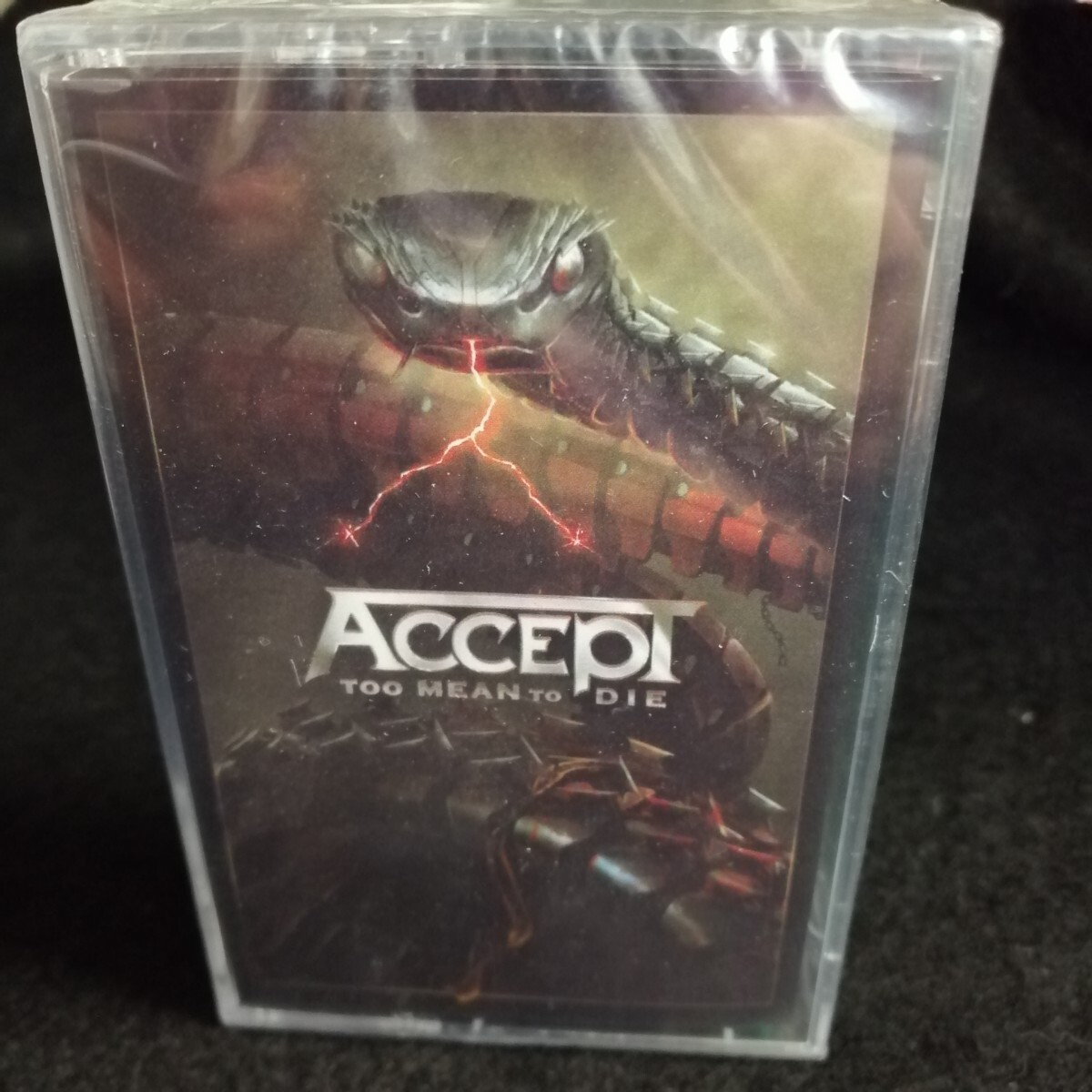 E10 中古カセットテープ 【未開封品】アクセプト ACCEPT too mean to die クリアグリーンカセット拍卖