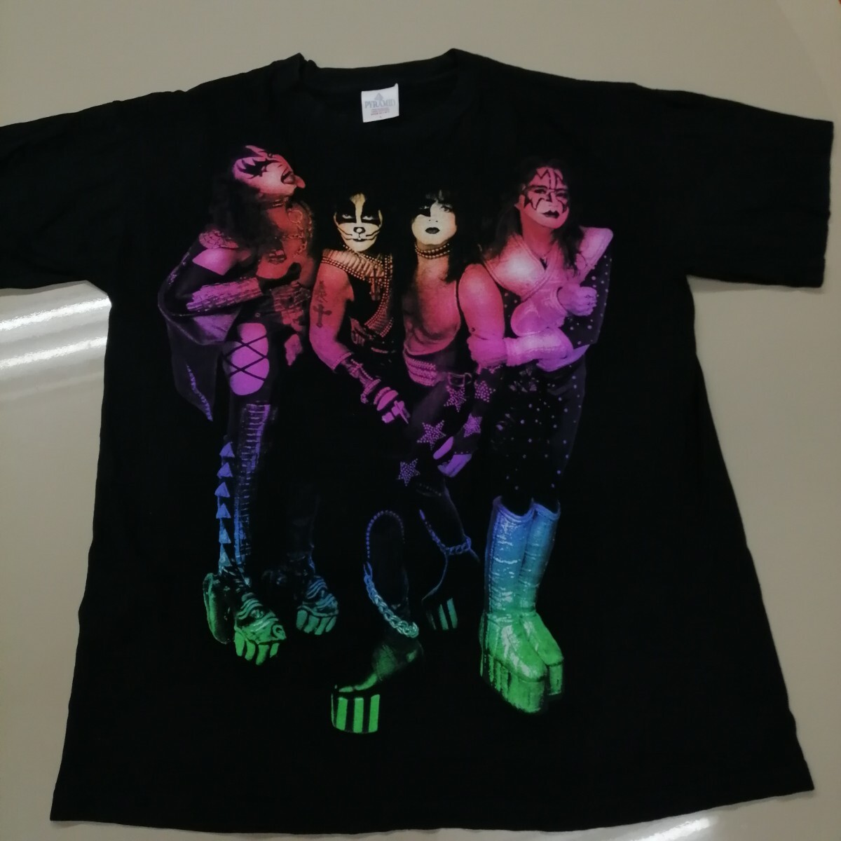E10 バンドTシャツ キッスヴィンテージ 袖シングルステッチ KISS they re back alive worldwide 96 97拍卖