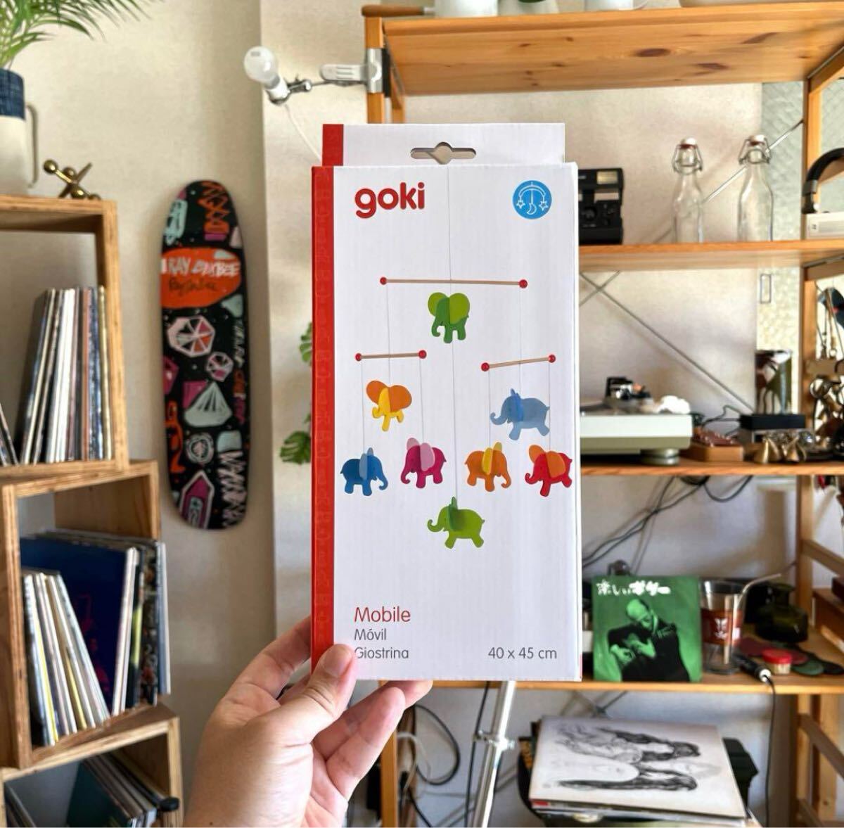 ドイツゴキ社 ( Gollnest&Kiesel ゴルネスト & キーゼル ) モビールエレファント 新品未開封 配送料無料 知育玩具 KIDS TOY GOKI拍卖