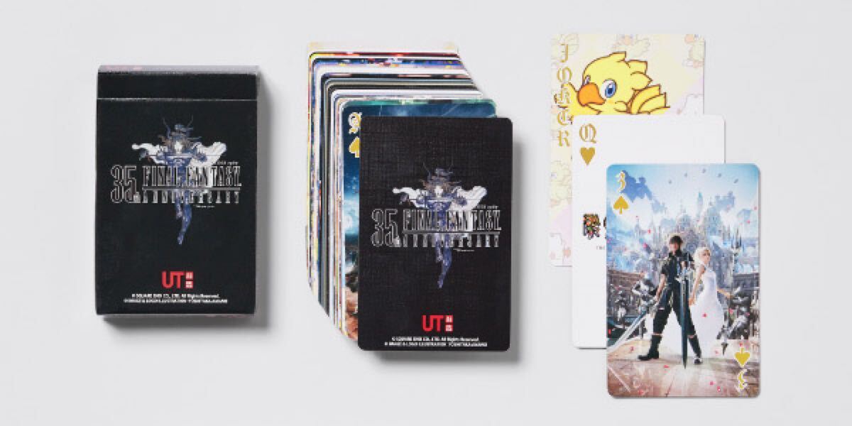 ★新品 非売品 ファイナルファンタジー35周年記念 トランプ ユニクロ/final fantasy UNIQLO拍卖