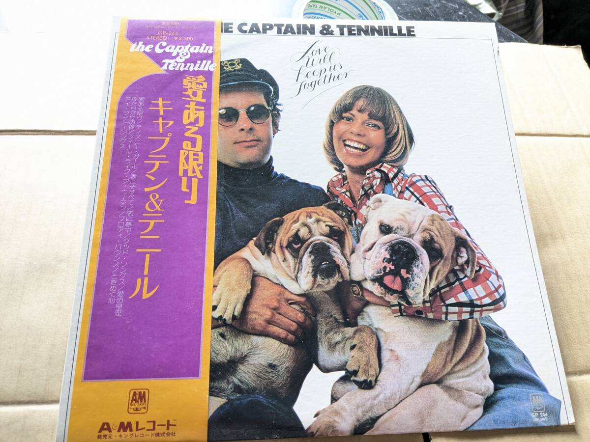 LPレコード 洋楽 THE CAPTAIN & TENNILLE キャプテン & テニール LOVE WILL KEEP US TOGETHER GP-244 中古品拍卖