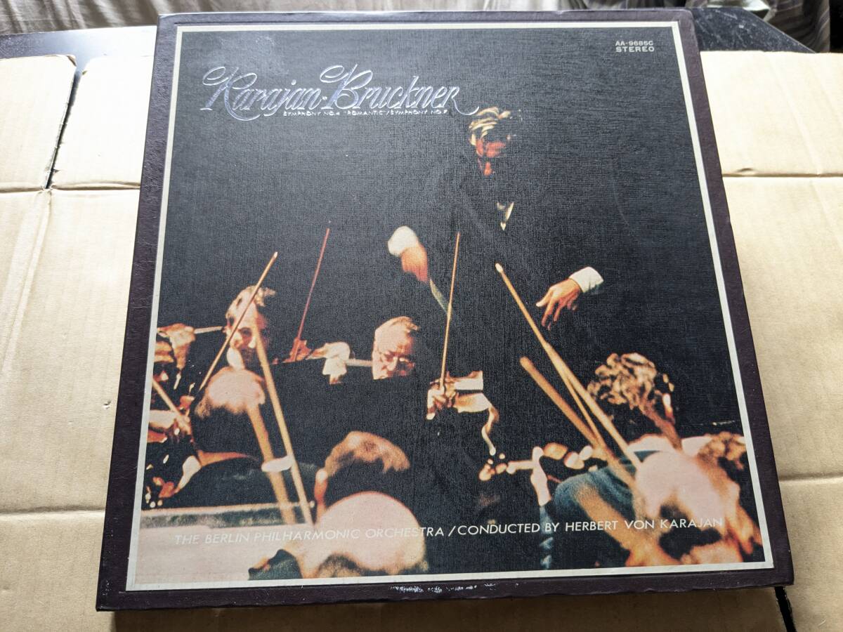 LPレコード クラッシック カラヤン ブルックナー NO4交響曲 / NO7交響曲 3枚組 AA-9685 中古品拍卖