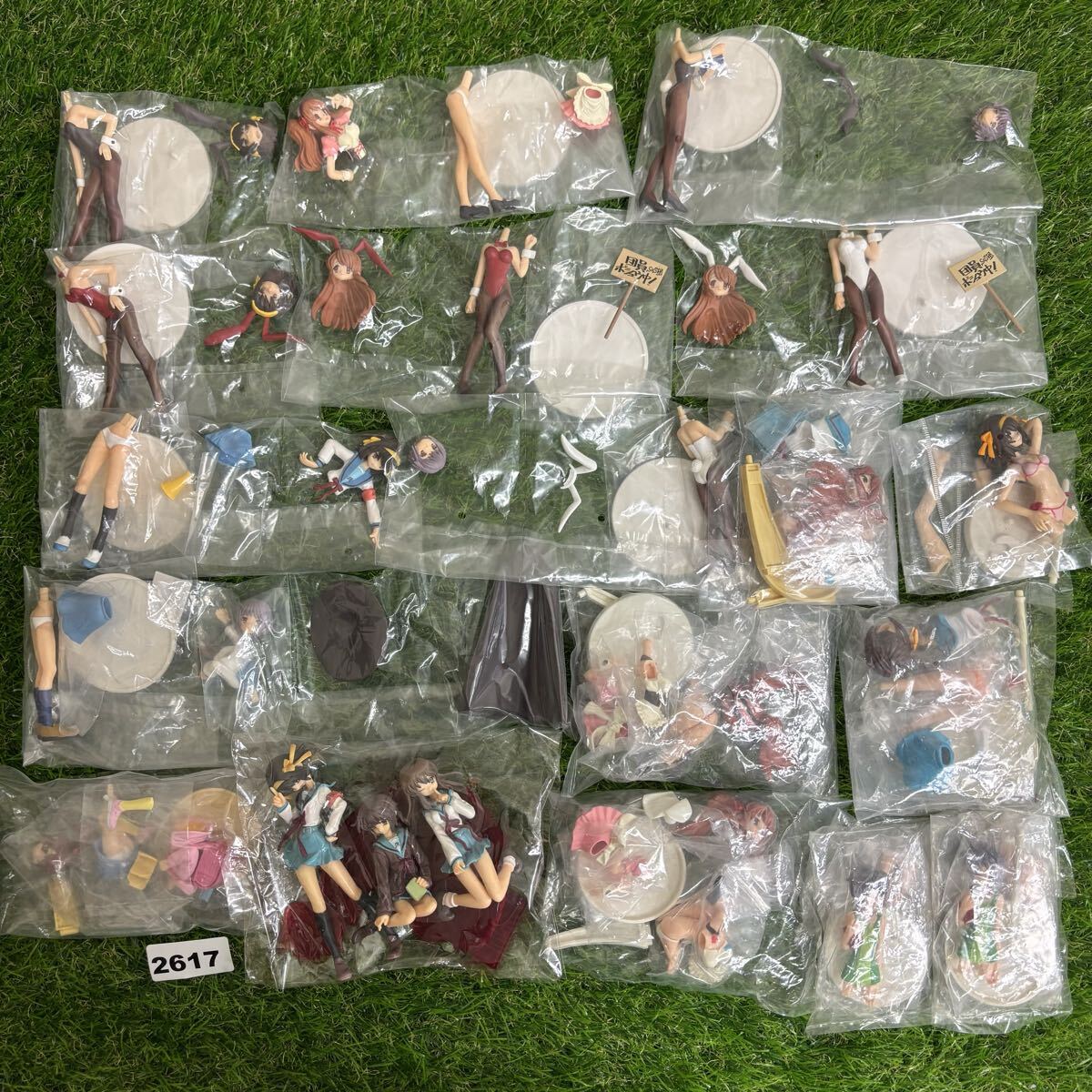2617 涼宮ハルヒの憂鬱 グッズ セット キョンの妹 長門有希 涼宮ハルヒ 朝比奈みくる バニー メイド 水着 制服 セクシー 他 フィギュア拍卖