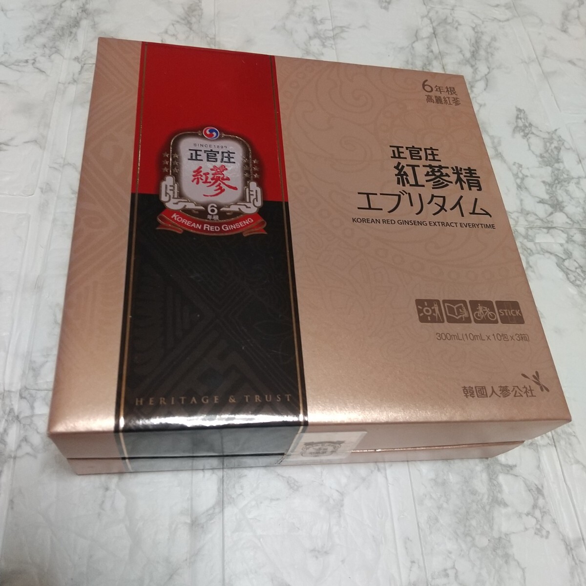 高麗人参エキス 300ml (10ml×10包 3箱)6年根 正官庄 エブリタイム拍卖