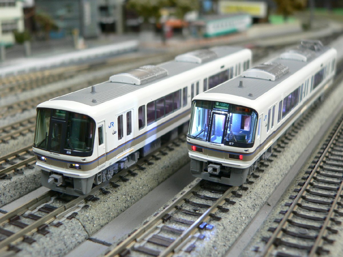 *もけいや松原* 車掌室灯&室内灯付 カトー 10-1491&1492 221系リニューアル車大和路快速 基本&増結8両セット拍卖