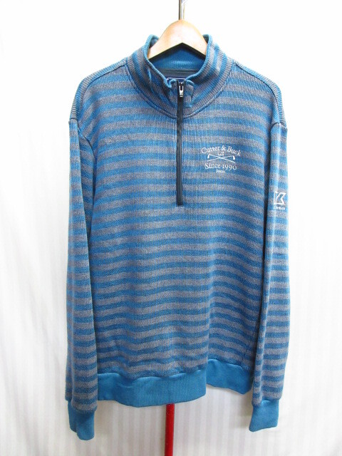 カッター&バック ゴルフニット メンズLL XL ロゴ刺繍セーター ニットジャケット ジャージトップ ゴルフジャケット ゴルフウエア 10011拍卖