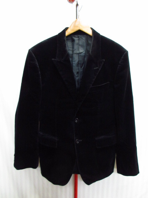 タケオキクチ ベロアジャケット メンズ4 XL LL 別珍ブレザー ベルベット地テーラードジャケット ドレス スーツ パーティージャケット10034拍卖