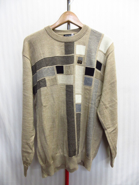 マンシングウエア セーター メンズLL XL ロゴ刺繍ニットカットソーウールセーター ゴルフウエア ゴルフトレーナー ゴルフジャケット 10034拍卖