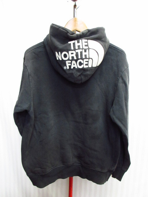 ノースフェイス ロゴフーディー メンズS 黒 スウェットパーカー フーディージャケット アウトドアジャケット ジップパーカー 10033拍卖
