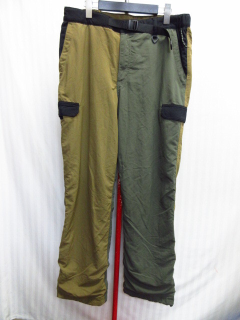 コロンビア 裏地付きトレッキングパンツ メンズXL LL クレイジーパターン柄クライミングパンツ 保温防寒アウトドアパンツ トレイル10073拍卖