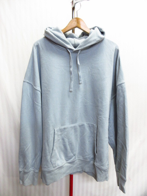 GAP ギャップ パーカー メンズXL LL ブルー系 ビッグサイズ スウェットフーディー オーバーサイズ フード付きトレーナー ブルゾン10152拍卖