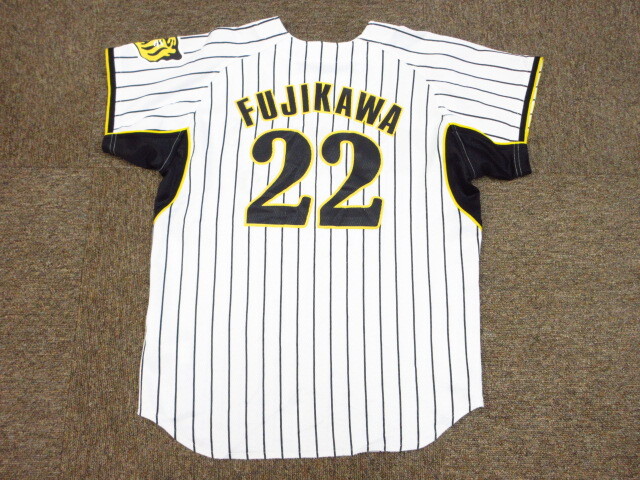 阪神タイガース 藤川球児 監督 ユニフォーム SIZE140-150 キッズ 子供 半袖ゲームシャツ ベースボールジャージ 応援ジャージ 10211拍卖