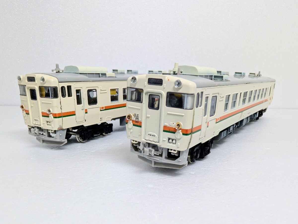 鉄道ホビダス キハ40 JR東海色 キット組立品 HOゲージ ジャンク 走行化 エンドウ トラクションモーター26 付拍卖