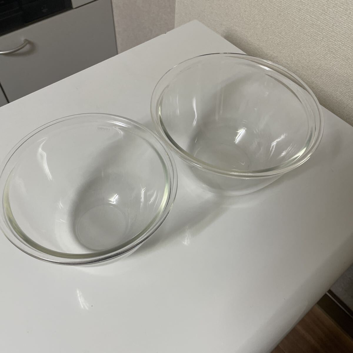 HARIOガラスボウル 大、小 耐熱ガラス キッチン拍卖