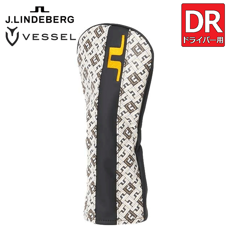 J.LINDBERG × VESSEL ドライバー用 ヘッドカバー 073-97901【Jリンドバーグ】【ゴルフ】【DR用】【Yellow】【HeadCover】拍卖