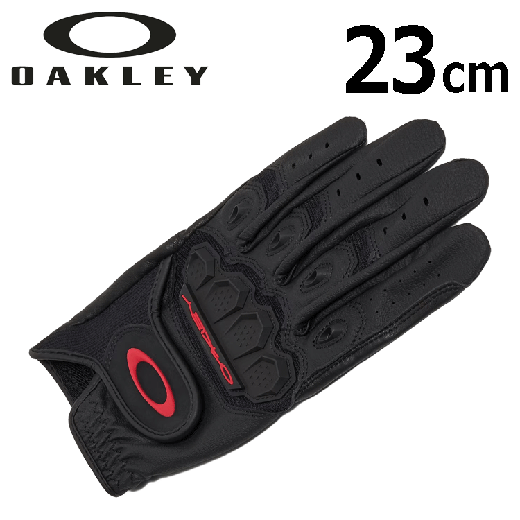 OAKLEY FOS901695 OAKLEY ICON GOLF GLOVE【オークリー】【ゴルフグローブ】【左手用】【02E/Blackout】【23cm】【Glove】拍卖