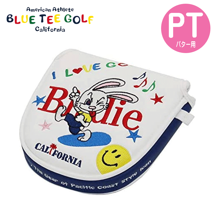 BLUE TEE GOLF 限定モデル バーディーラビット マレット型 パターカバー【ブルーティーゴルフ】【BTG-HC009】【マレット】【限定】【PT用】拍卖