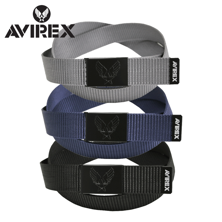 AVIREX GOLF ウェブベルト 3色セット AVXBB1-37BL【アヴィレックス】【ゴルフ】【ウェア】【ベルト】【グレー/ネイビー/ブラック】【Wear】拍卖