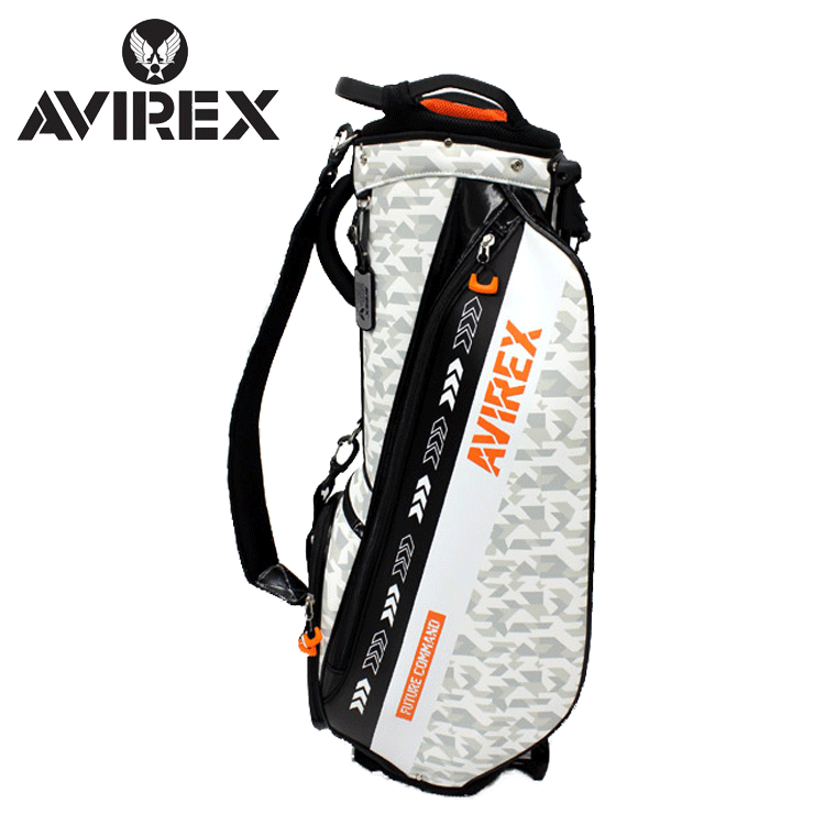 AVIREX GOLF 8.5型 スタンド キャディバッグ AVG2F-BA1【アヴィレックス】【ゴルフ】【スタンドタイプ】【WHITE】【CaddyBag】拍卖