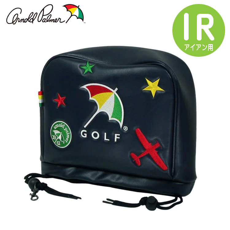 Arnold Palmer アイアン用 ヘッドカバー APIC-09J 【アーノルドパーマー】【ゴルフ】【アイアンカバー】【IR用】【ネイビー】【HeadCover】拍卖