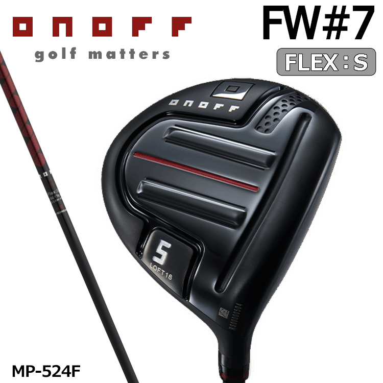 ONOFF AKA フェアウェイウッド MP-524F【7W】【フレックス:S】【オノフ】【フェアウェイウッド】【赤】【アカ】【2024年モデル】拍卖