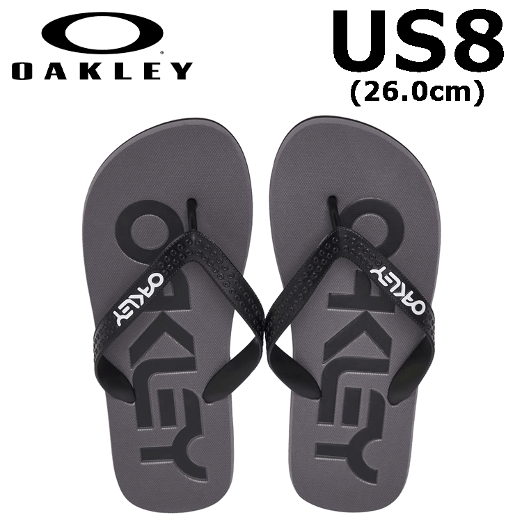 OAKLEY FOF100255 COLLEGE FLIP FLOP【オークリー】【ビーチサンダル】【サンダル】【US8(26.0cm】【8A7/StoneFront】【Sandals】拍卖