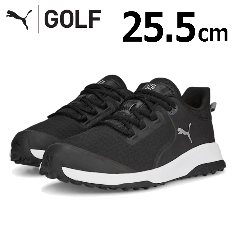 PUMA FUISON GRIP 377527 【プーマ】【スパイクレス】【サイズ:25.5cm】【カラー:02 Black/Silver/Quiet Shade】【GolfShoes】拍卖