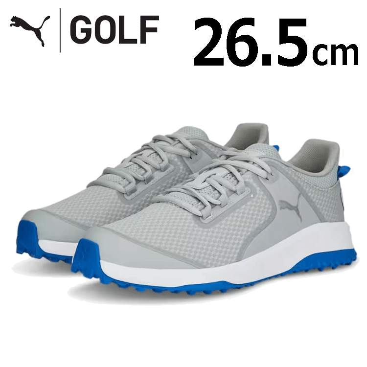 PUMA FUISON GRIP 377527 【プーマ】【スパイクレス】【サイズ:26.5m】【カラー:05 Gray/Silver/Royal】【GolfShoes】拍卖