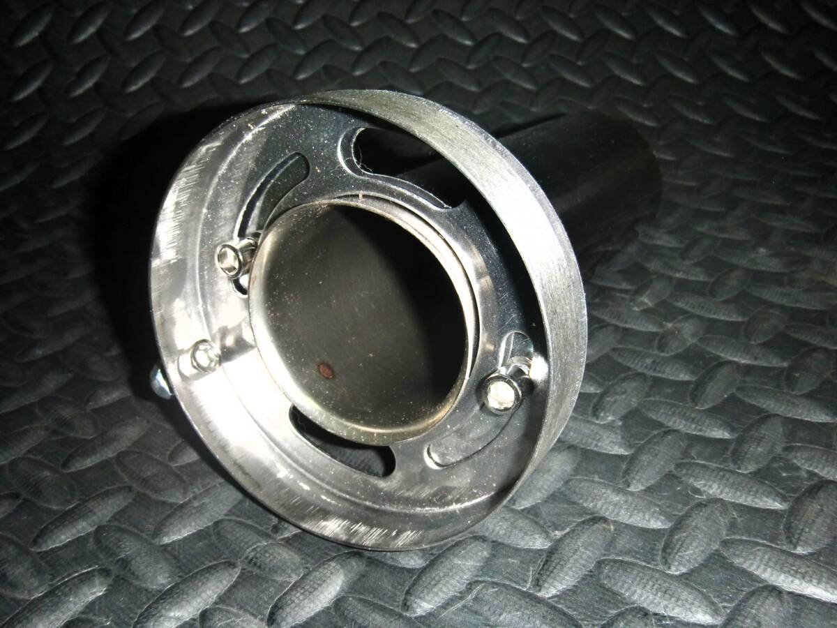 即決有 未使用 インナーサイレンサー 可変式 外径 Φ95 バッフル インナー マフラー 汎用 消音 フランジ 音量調整 ステンレス フジツボ HKS拍卖