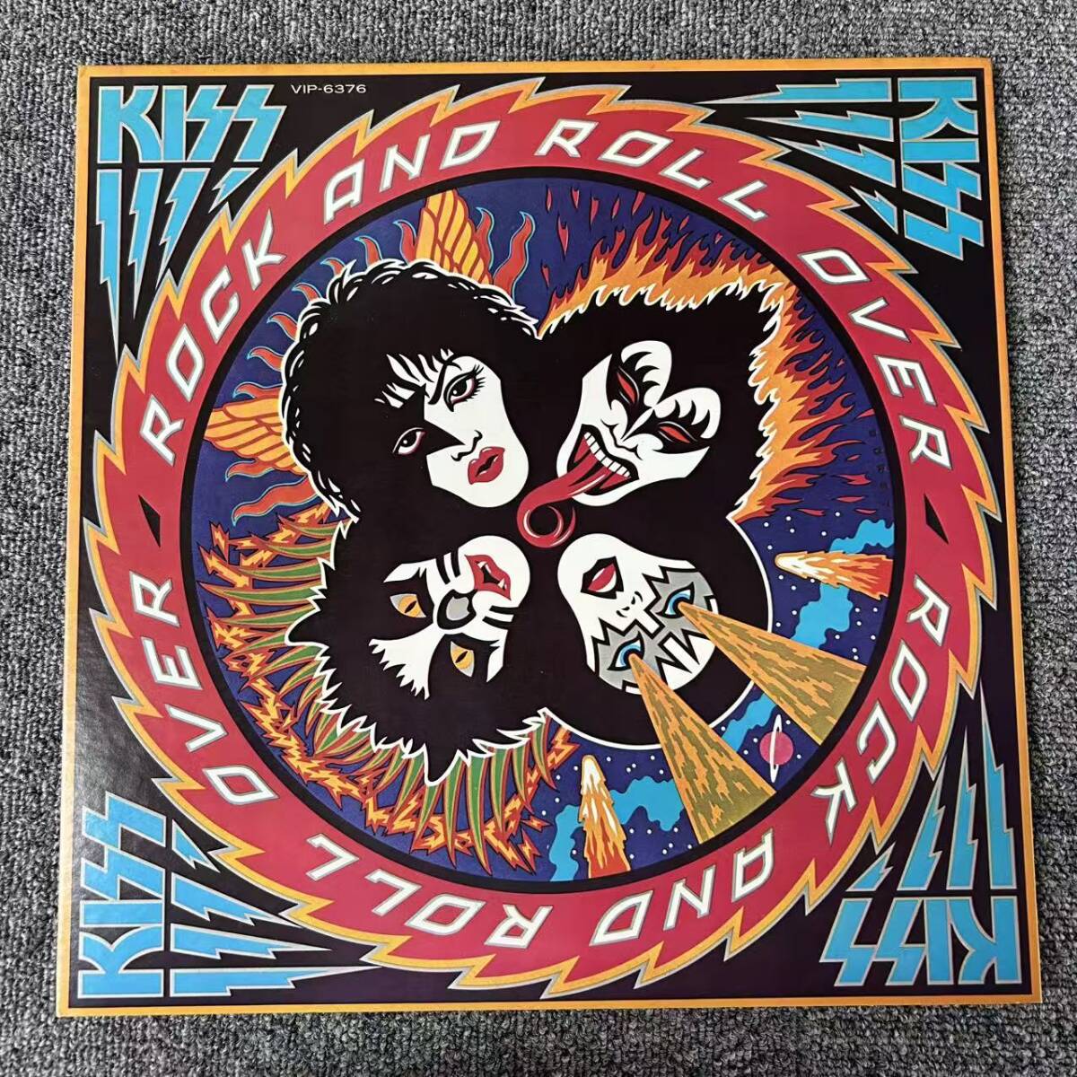 ★・Rock LP / Kiss(キッス) - Rock And Roll Over / 地獄のロックファイアー / Casablanca - VIP-6376 /DNQ101016拍卖