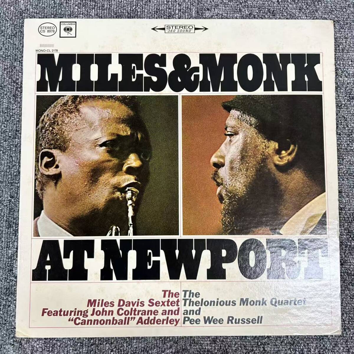 ★・米/JAZZ Miles Davis Thelonious Monk / at Newport cs8978 j42564 /黒矢2eye Stereo/DNQ101433拍卖