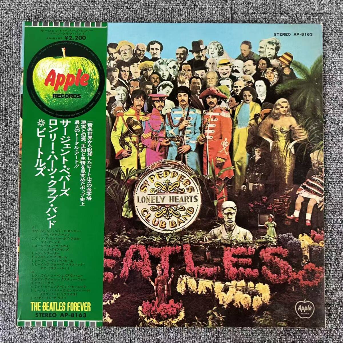 ★・ビニ焼き有/帯付LP/The Beatles(ビートルズ)「Sgt. Pepper's Lonely Hearts Club Band」/Apple Records(AP-8163)/DNQ101721拍卖
