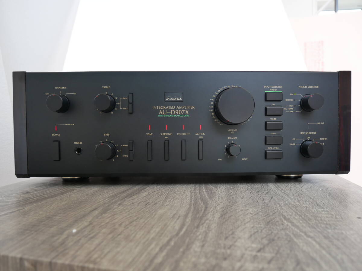 SANSUI AU-D907X「わたしはあなたのために用意された」奇跡の外観コンディション 可動だが難も有り本格ハイエンドHiFi音 永遠のサンスイ拍卖