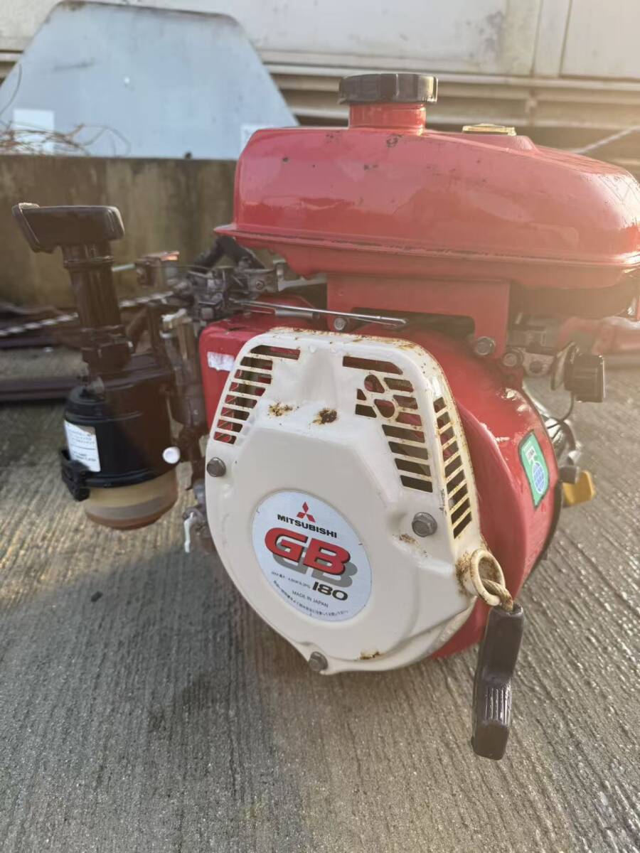 【福岡県みやま市】MITSUBISHI 三菱 GB180 ガソリンエンジン 6.3馬力 OHV拍卖
