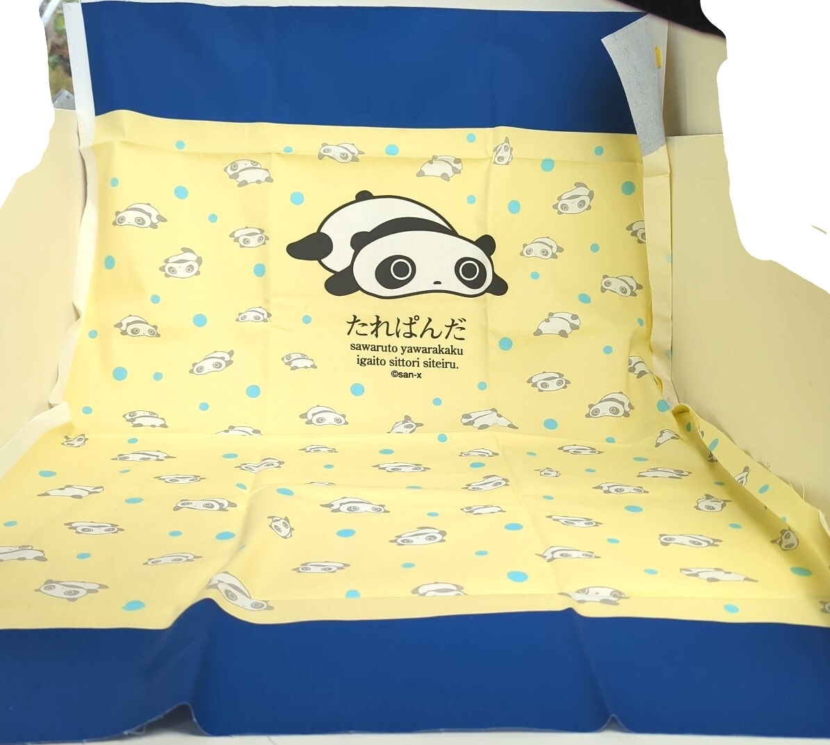 たれぱんだ ハギレ 長さ91cm 幅68cmぐらい レトロ 長期自宅保管品 未使用品 折りじわあり サンエックス 拍卖