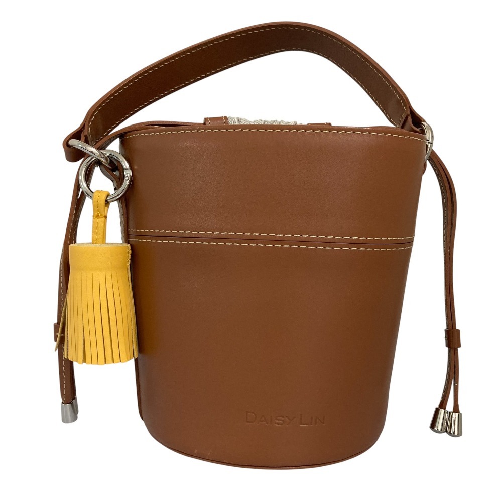 良品 DAISY LIN for FOXEY デイジーリン フォクシー デイジーバケット 巾着 ショルダーバッグ ブラウン拍卖