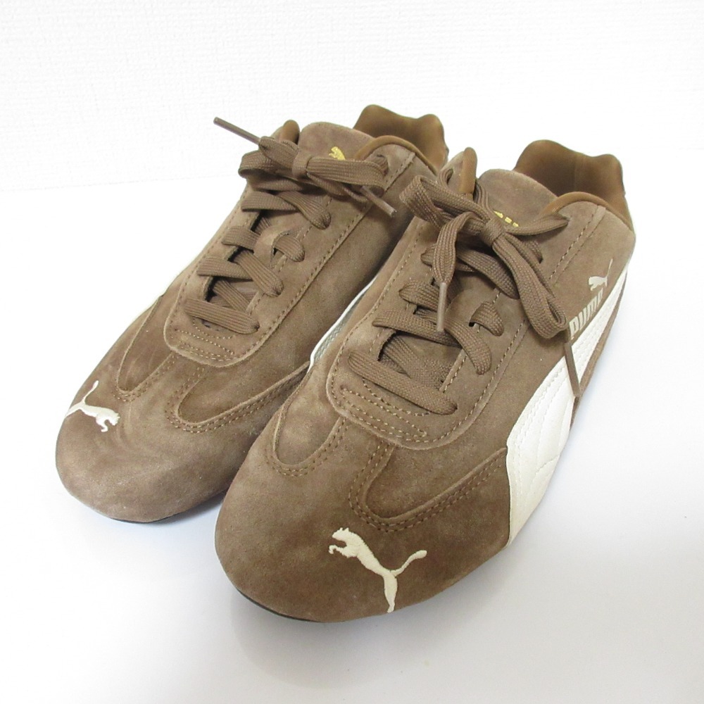 美品 PUMA プーマ SPEEDCAT OG スピードキャット OG スエード ローカット スニーカー 398846-31 24cm ブラウン拍卖