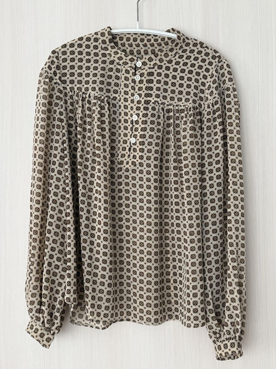 即決★【バナナリパブリック】★バナリパ/シースルーブラウス/ベージュ/小柄細身さんにオススメ/00/5号/XS/手洗い可拍卖