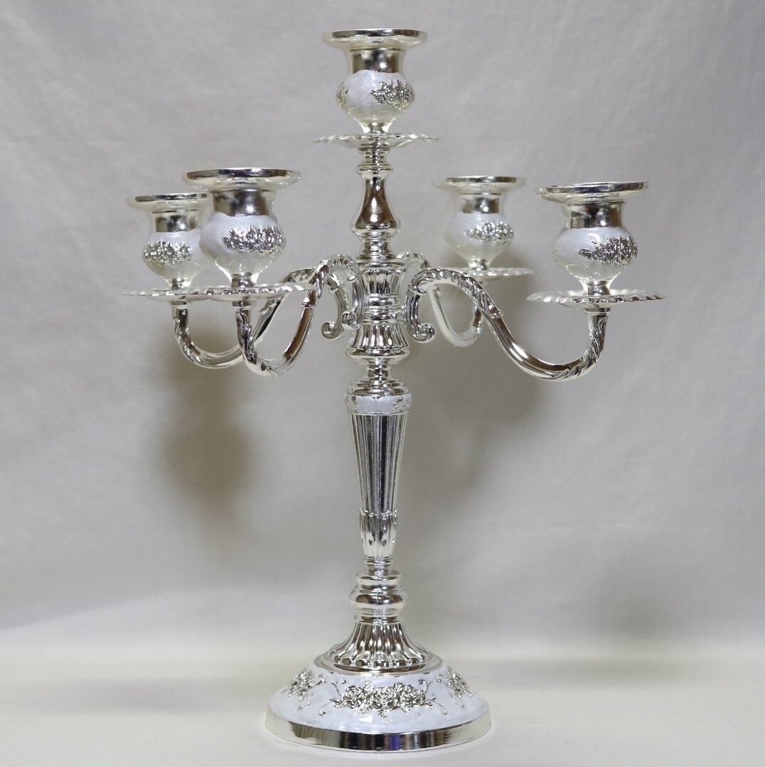 キャンドルスタンド欧風復古 五灯燭台    DT21拍卖