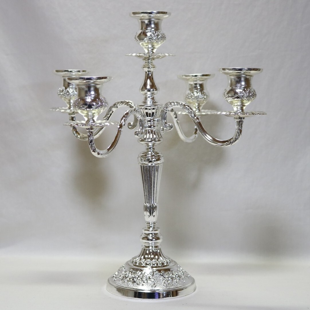 キャンドルスタンド欧風復古 五灯燭台    DT26拍卖