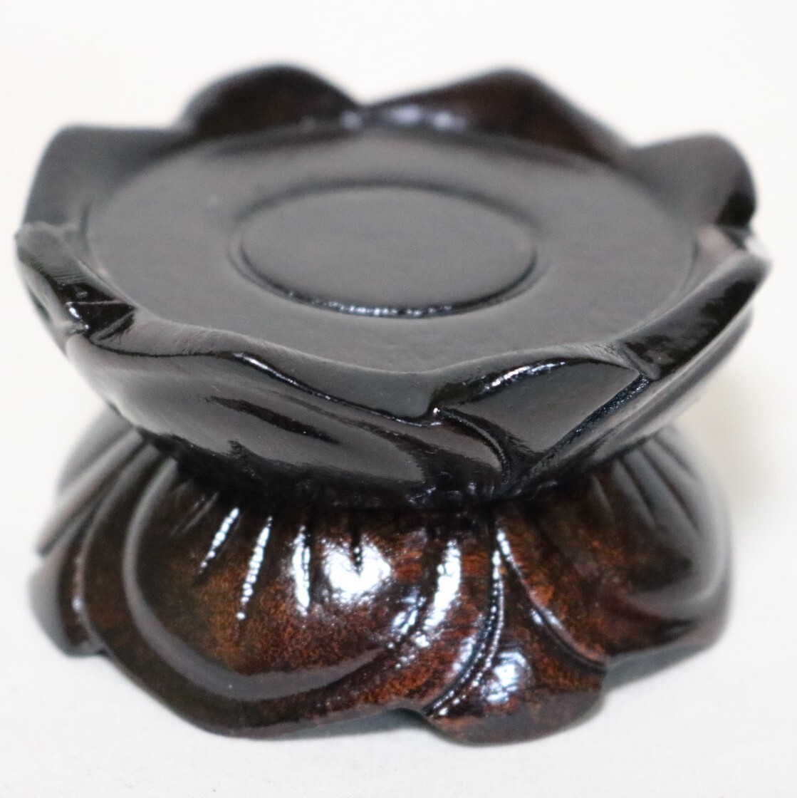 台座 仏像台座 須弥壇 唐木紅木 5.7㎝    DH17拍卖