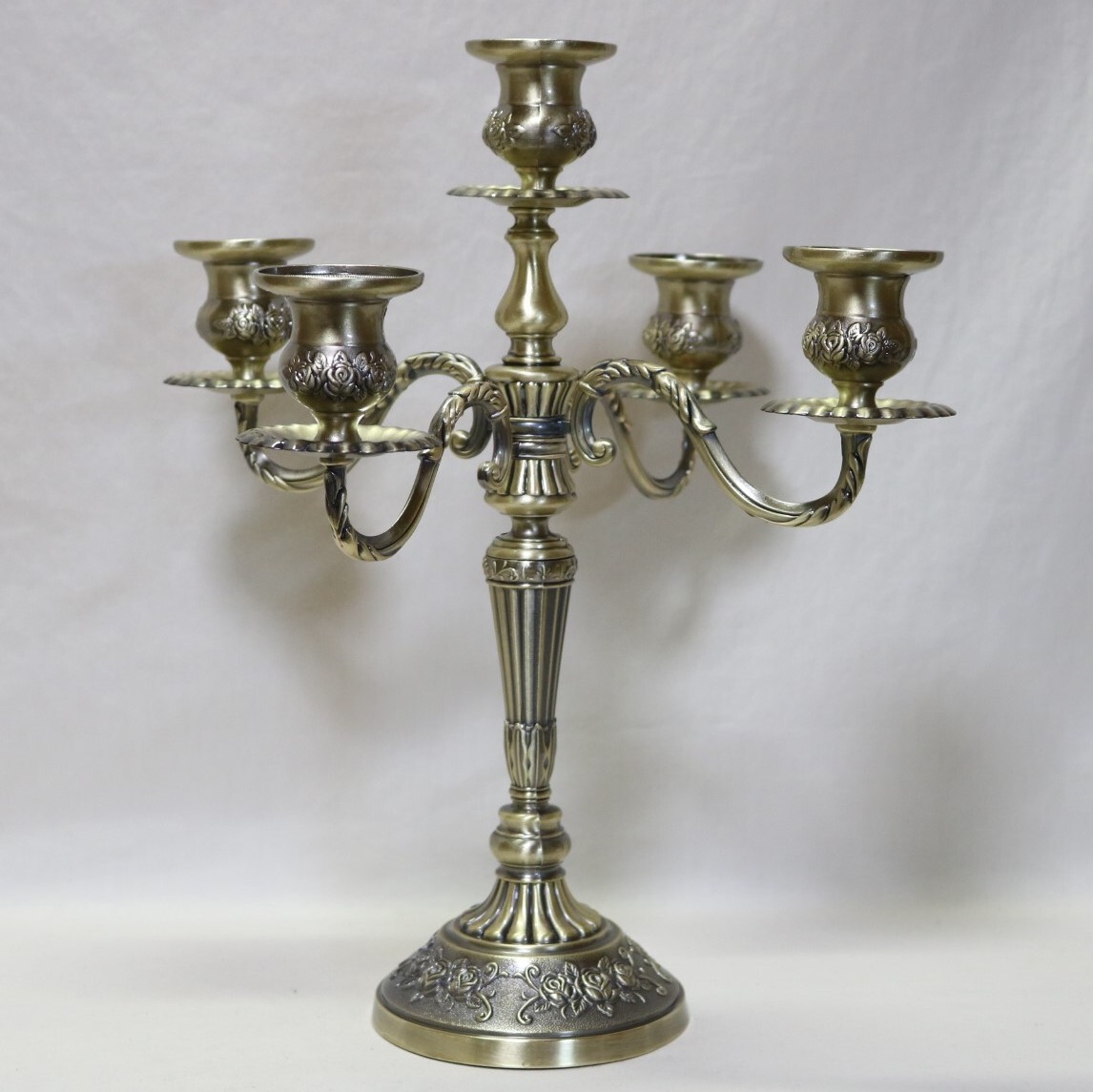 キャンドルスタンド欧風復古 五灯燭台    DT24拍卖