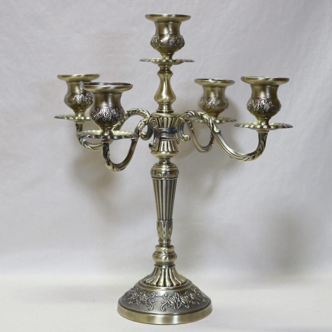 キャンドルスタンド欧風復古 五灯燭台    DT23拍卖