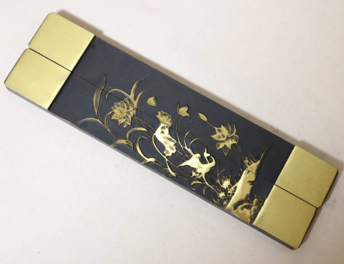 文鎮 黄銅一路登科鎮紙二本組 14.7㎝    DL21拍卖